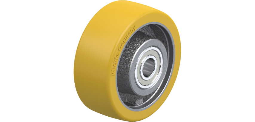 BLICKLE - Roue Ø 125mm bandage polyuréthane PU 700kg - GTH 127/20K
