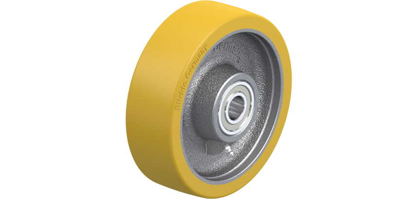 BLICKLE - Roue Ø 160mm bandage polyuréthane PU 800kg - GTH 160/20K