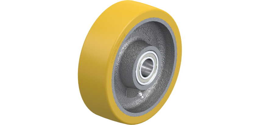 BLICKLE - Roue Ø 160mm bandage polyuréthane PU 800kg - GTH 160/25K