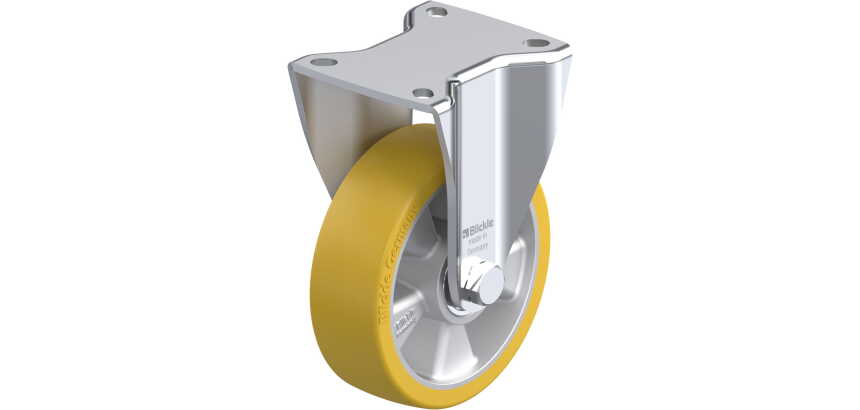 BLICKLE - Roulette fixe Ø 125mm bandage polyuréthane PU 550kg - BH-ALTH 125K-1