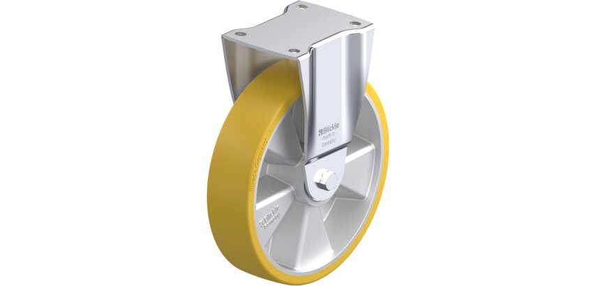 BLICKLE - Roulette fixe Ø 250mm bandage polyuréthane PU 900kg - BH-ALTH 250K