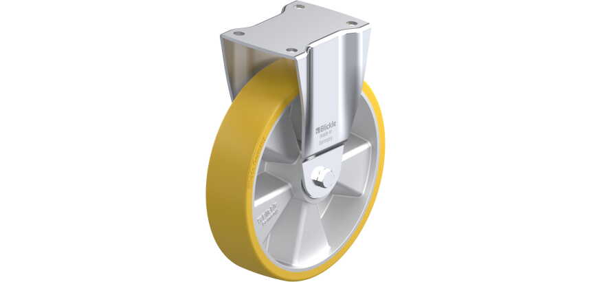 BLICKLE - Roulette fixe Ø 250mm bandage polyuréthane PU 900kg - BH-ALTH 250K