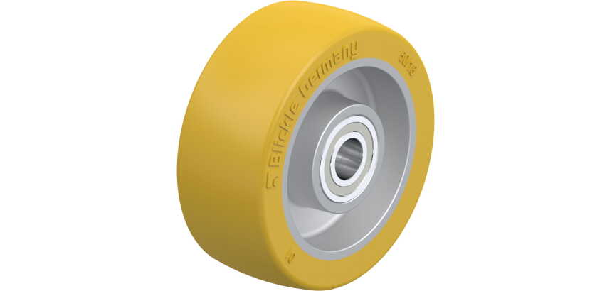 BLICKLE - Roue Ø 100mm bandage polyuréthane PU 420kg - ALTH 101/15K
