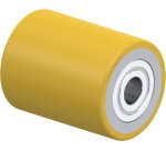 BLICKLE - Galet de transpalettes Ø 75mm bandage polyuréthane PU 800kg - HTH 75x95/20-95K
