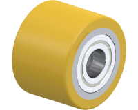 BLICKLE - Galet de transpalettes Ø 82mm bandage polyuréthane PU 550kg - HTH 82x60/25-60K