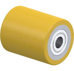 BLICKLE - Galet de transpalettes Ø 82mm bandage polyuréthane PU 920kg - HTH 82x100/20-100K