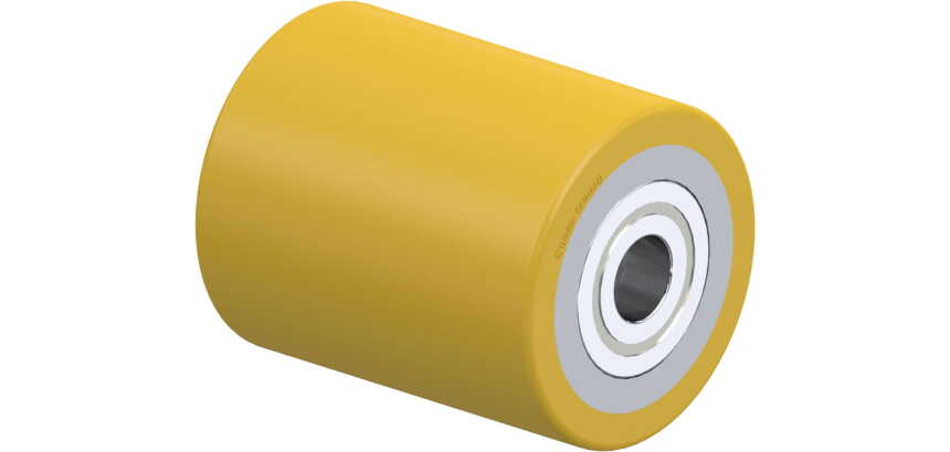 BLICKLE - Galet de transpalettes Ø 82mm bandage polyuréthane PU 920kg - HTH 82x100/20-100K