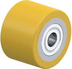 BLICKLE - Galet de transpalettes Ø 85mm bandage polyuréthane PU 560kg - HTH 85x60/20-60K