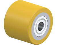 BLICKLE - Galet de transpalettes Ø 85mm bandage polyuréthane PU 660kg - HTH 85x70/20-70K
