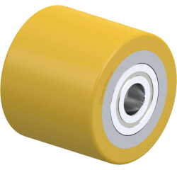 BLICKLE - Galet de transpalettes Ø 85mm bandage polyuréthane PU 720kg - HTH 85x75/20-75K