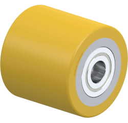 BLICKLE - Galet de transpalettes Ø 85mm bandage polyuréthane PU 770kg - HTH 85x80/20-80K