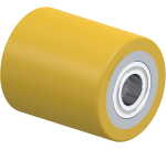 BLICKLE - Galet de transpalettes Ø 85mm bandage polyuréthane PU 960kg - HTH 85x100/25-100K