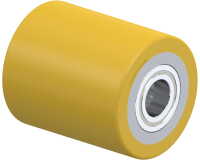 BLICKLE - Galet de transpalettes Ø 85mm bandage polyuréthane PU 960kg - HTH 85x100/25-100K