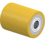 BLICKLE - Galet de transpalettes Ø 85mm bandage polyuréthane PU 1 060kg - HTH 85x110/25-110K