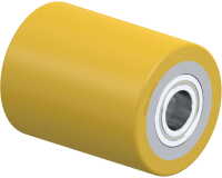BLICKLE - Galet de transpalettes Ø 85mm bandage polyuréthane PU 1 060kg - HTH 85x110/25-110K