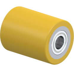 BLICKLE - Galet de transpalettes Ø 85mm bandage polyuréthane PU 1 060kg - HTH 85x110/25-110K