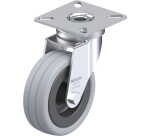 BLICKLE - Roulette pivotante Ø 75mm bandage caoutchouc SBR 60kg - LPA-VPA 75G