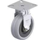 BLICKLE - Roulette fixe Ø 75mm bandage caoutchouc SBR 60kg - BPA-VPA 75K