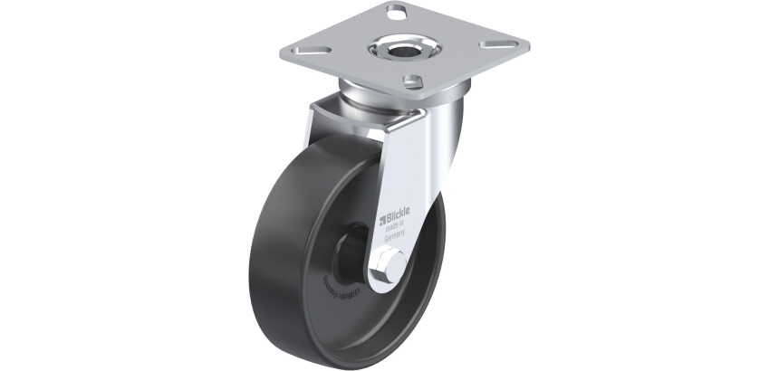 BLICKLE - Roulette pivotante Ø 75mm bandage polyamide PA 6.6 75kg - LPA-POA 75G