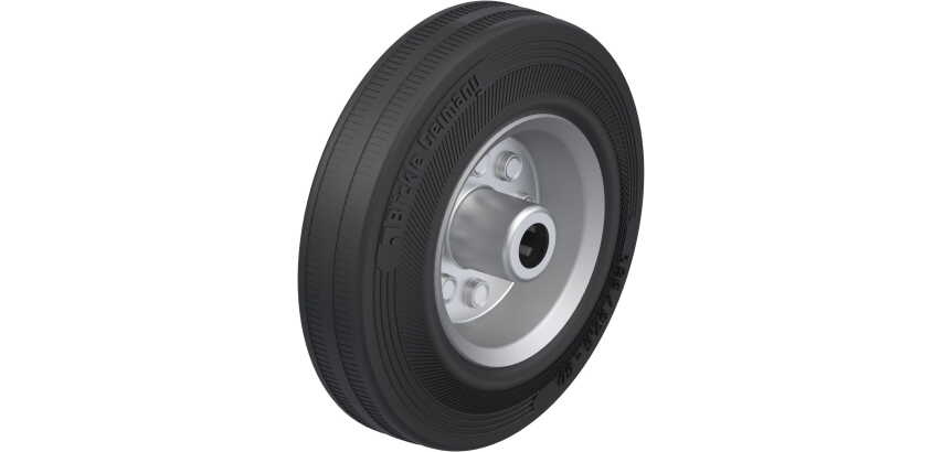BLICKLE - Roue Ø 125mm bandage caoutchouc SBR 100kg - VE 125/12R