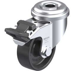 BLICKLE - Roulette pivotante à frein Ø 50mm bandage polyamide PA 6.6 75kg - LRA-POA 50G-FI