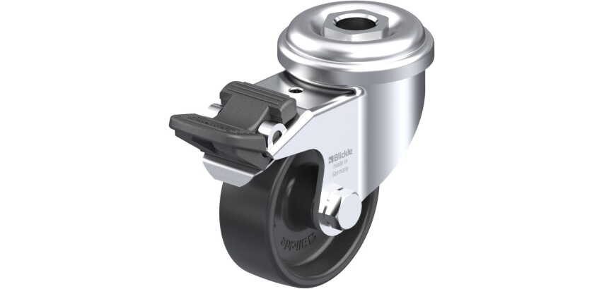 BLICKLE - Roulette pivotante à frein Ø 50mm bandage polyamide PA 6.6 75kg - LRA-POA 50G-FI