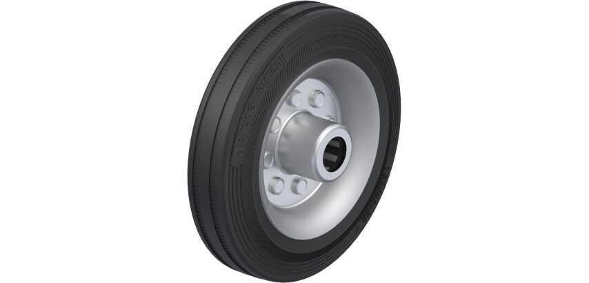 BLICKLE - Roue Ø 160mm bandage caoutchouc SBR 135kg - VE 160/20R