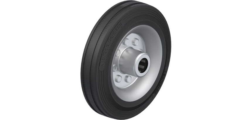 BLICKLE - Roue Ø 160mm bandage caoutchouc SBR 135kg - VE 160/20R