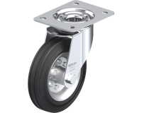 BLICKLE - Roulette pivotante Ø 160mm bandage caoutchouc SBR 135kg - LE-VE 160R