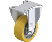 BLICKLE - Roulette fixe Ø 100mm bandage polyuréthane PU 450kg - BH-GTH 100K-1