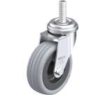 BLICKLE - Roulette pivotante Ø 75mm bandage caoutchouc SBR 60kg - LRA-VPA 75G-GS10