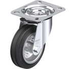 BLICKLE - Roulette pivotante Ø 100mm bandage caoutchouc SBR 70kg - LE-VE 100R