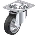 BLICKLE - Roulette pivotante Ø 80mm bandage caoutchouc SBR 50kg - LE-VE 80R