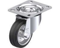 BLICKLE - Roulette pivotante Ø 80mm bandage caoutchouc SBR 50kg - LE-VE 80R