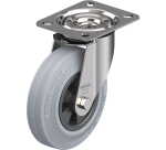 BLICKLE - Roulette pivotante Ø 125mm bandage caoutchouc SBR 100kg - LEX-VPP 125XR-SG