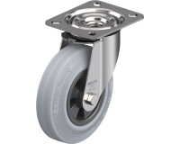 BLICKLE - Roulette pivotante Ø 125mm bandage caoutchouc SBR 100kg - LEX-VPP 125XR-SG
