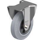 BLICKLE - Roulette fixe Ø 125mm bandage caoutchouc SBR 100kg - BX-VPP 125XR-SG