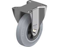 BLICKLE - Roulette fixe Ø 125mm bandage caoutchouc SBR 100kg - BX-VPP 125XR-SG