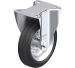 BLICKLE - Roulette fixe Ø 180mm bandage caoutchouc SBR 170kg - B-VE 180R