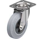 BLICKLE - Roulette pivotante Ø 125mm bandage caoutchouc SBR 100kg - LEX-VPP 125G-SG