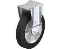 BLICKLE - Roulette fixe Ø 250mm bandage caoutchouc NR 650kg - BH-ALEV 250K
