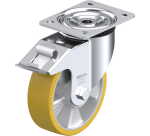 BLICKLE - Roulette pivotante à frein Ø 160mm bandage polyuréthane PU 400kg - L-ALTH 160K-FI