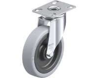 BLICKLE - Roulette pivotante Ø 125mm bandage caoutchouc SBR 120kg - LKPA-VPA 126K