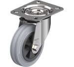 BLICKLE - Roulette pivotante Ø 100mm bandage caoutchouc SBR 70kg - LEX-VPP 100G-SG