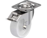 BLICKLE - Roulette pivotante à frein Ø 100mm bandage polyamide PA 6.6 150kg - LEX-PO 100G-FI
