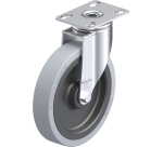 BLICKLE - Roulette pivotante Ø 150mm bandage caoutchouc SBR 110kg - LKPA-VPA 150K