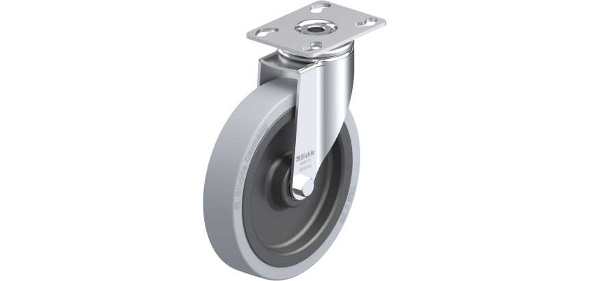 BLICKLE - Roulette pivotante Ø 150mm bandage caoutchouc SBR 110kg - LKPA-VPA 150K