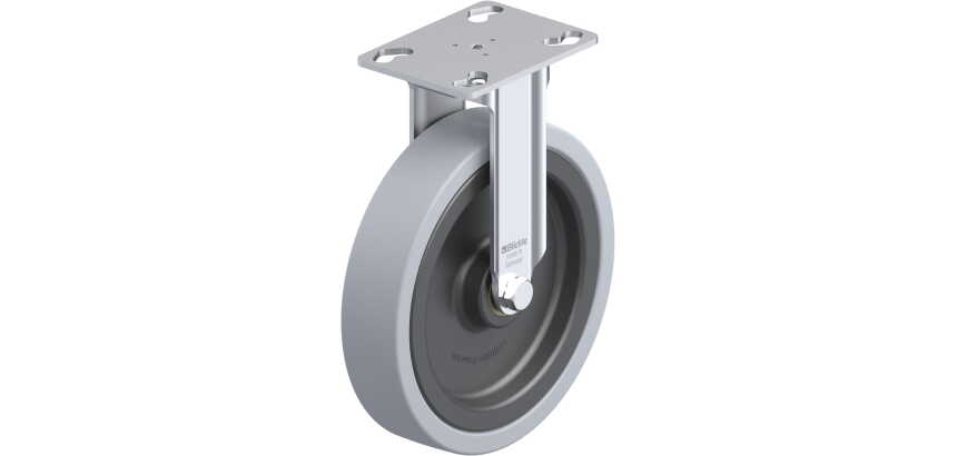 BLICKLE - Roulette fixe Ø 150mm bandage caoutchouc SBR 110kg - BKPA-VPA 150K