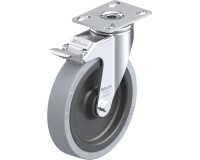 BLICKLE - Roulette pivotante à frein Ø 150mm bandage caoutchouc SBR 110kg - LKPA-VPA 150K-FI