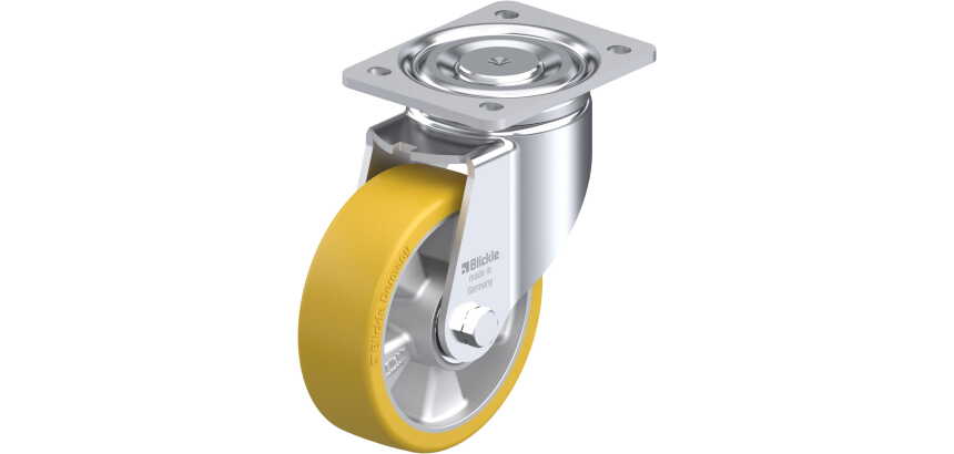 BLICKLE - Roulette pivotante Ø 150mm bandage polyuréthane PU 650kg - LH-ALTH 150K